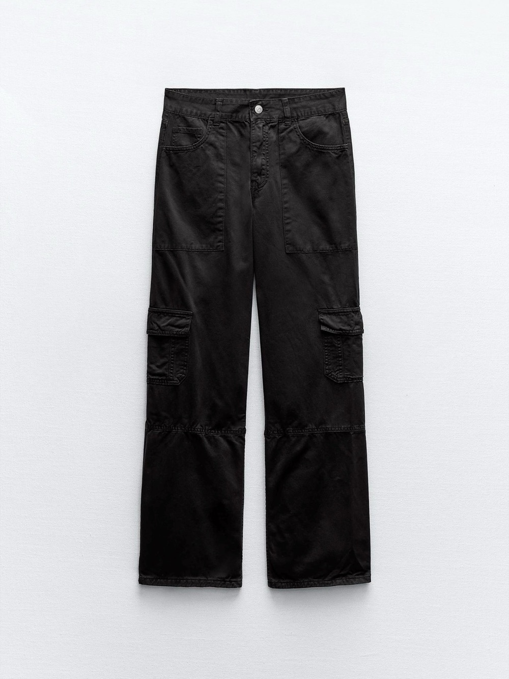 Zara Mid Rise Cargo Pants